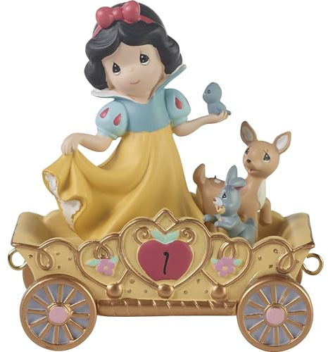 Precious Moments Disney Birthday Parade Figurine – Snow White Age 1 – Giftable Collectible for Baby Girl’s First Birthday – Hand-Painted Resin Keepsake, 104403