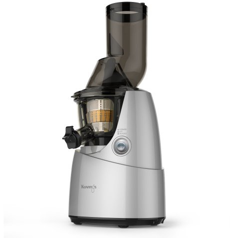 Kuvings Whole Slow Juicer B6000S - Higher Nutrients and Vitamins, BPA-Free Components, Easy to Clean, Ultra Efficient 240W, 60RPMs, Includes Blank Strainer-Silver 17.5 X 10.06 X 14