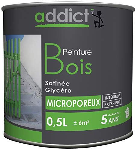 ADDICT PEINTURE BOIS 0.5 L vert irlandais