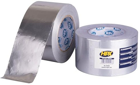 HPX AL7550 AL7550 Heavy Duty 120 mm Strong Aluminium Adhesive Tape for Holding and Sealing