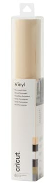 Cricut Permanent Vinyl | Basics | 30.5cm x 30.5cm (12 x 12) | 6 x Self Adhesive Vinyl Sheets | for use with All Cricut Cutting Machines