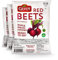 Gefen Red Beetroots Whole, Peeled, Cooked, Ready to Eat, Vacuum Packed (3 x 500g Bags) No Added Sugar or Preservatives