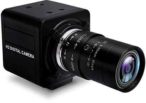 SVPRO HD USB Camera 1080P with 5-50mm Zoom Lens,10X Optical Zoom USB Web Camera Manual Focus with CMOS OV2710 Sensor,High Speed 100fps/60pfs/30fps Video Camera for PC Computer,Laptop