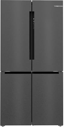 Kombinierter Kühlschrank - BOSCH SER4 - KFN96AXEA - Mehrtürig - Klasse E - 605 l - 183 x 90,5 x 73,1 cm - Gebürsteter Stahl