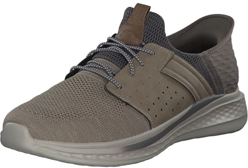 Skechers Men's Slade - Ocon Hands Free Slip-in Men's Casual, Beige, 13, Medium, US