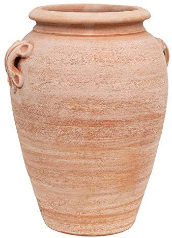 Biscottini Vase Toscana en terre cuite 36 x 34 x 46 cm – Pots en terre cuite – Amphores de jardin