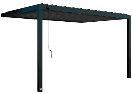 Backyard Discovery Evanston Wall Mounted Steel Pergola | 4.3m x 3m