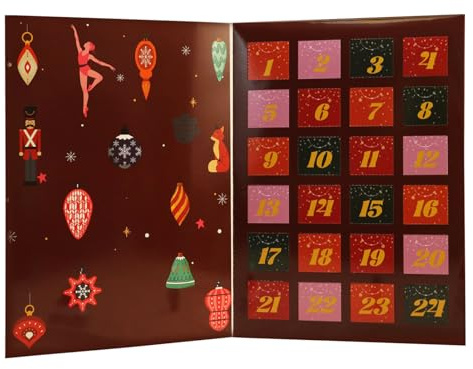 Calendario del conto alla rovescia festivo, 24 giorni, scatola vuota ricaricabile, calendario 'Avvento, per attività familiari quotidiane in soggiorno, camera da , scuola, feste