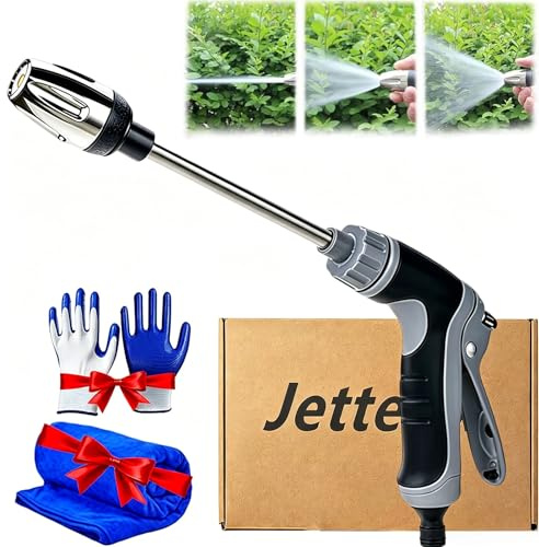 Jetterix Idropulitori, Accessorio per tubo idropulitrice per la pulizia di giardini e cortili, ideale per auto e altri spazi esterni (1Pcs)
