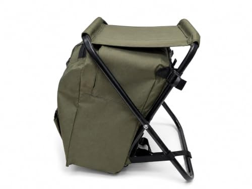 Roddarch Fishing Stool Backpack: Lightweight Rucksack with Integrated Folding Seat for Fishing & Camping