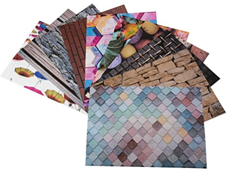 Craft paper | Printed A4 paper | Collage paper | Pack of 40 sheets | Patterns
