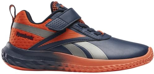 Reebok Rush Runner 5 SYN Sneaker, VECTORNAVY/PUMPORANGE, 30.5 EU