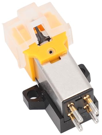 Puntina per Cartuccia per Giradischi con Magnete Mobile AT91, Testina Magnetica Sostitutiva Ad Alta Precisione per Giradischi, qualità del Suono Superiore, con Lunga Durata, per