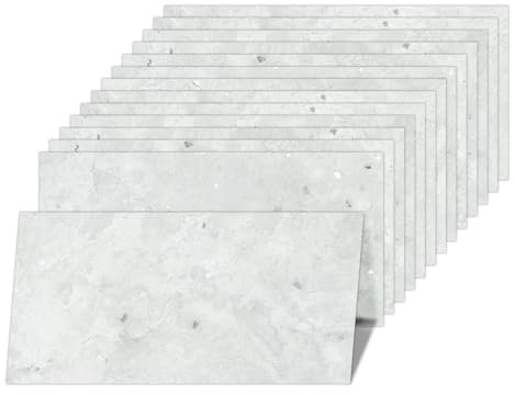 Mysflosy Floor Tiles Self-Adhesive, 61.0 cm x 30.5 cm Stone Effect Vinyl Flooring Waterproof, Peel and Stick for DIY Installation, Cover 2.23 ㎡