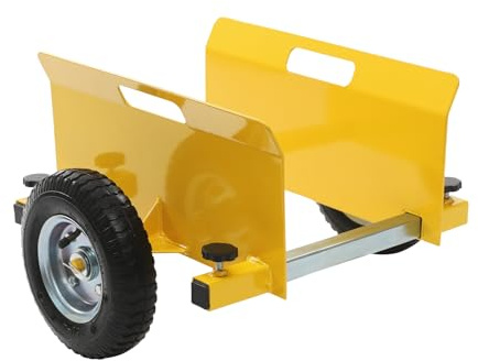 Carro de placas, 300 kg, capacidad de carga de 0 a 23 cm, con ruedas inflables de 8 pulgadas, con plataforma