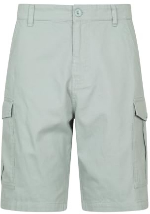 Mountain Warehouse Lakeside Mens Cotton Cargo Shorts Light Khaki W38