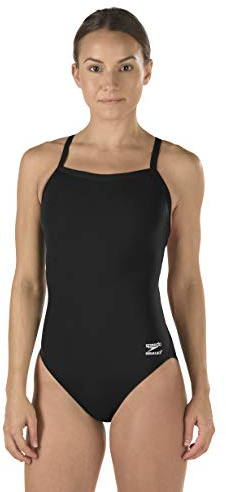 Speedo Women's Swimsuit One Piece Endurance+ Flyback Solid Adult Team Colors