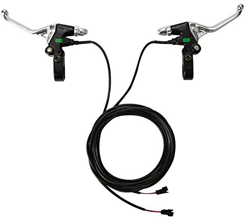 Tbest e bike bremshebel,elektrisch mechanische bremshebel,Elektro Fahrrad Bremshebel Griffe Handgriff Bremse Aluminiumlegierung Speed Shifter Bremshebel Combo Set,Wasserdichte
