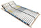 BMM Lattenrost 100x200 cm Standard 28 Leisten/Kopfteilverstellung/TÜV Zertifiziert/7 Zonen/Selbstmontage/für alle Matratzen/Höhe 10 cm/Lattenroste produziert in Deutschland