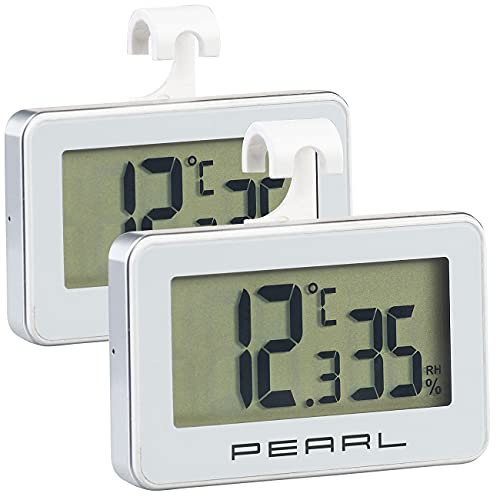 2 thermomètres électroniques pour réfrigérateur - Blanc [Pearl]