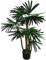 Leaf Large Artificial Tree, Silk, 100cm Finger Palm