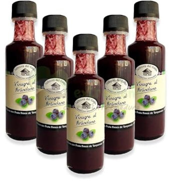 Pack 5 Vinagres Sabores del Guijo Arándano Gourmet Extremadura