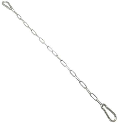 TOVINANNA Verrou de Porte à Chaîne en Acier Inoxydable 59 CM de Grange Résistant à L'Usure Verrou pour Portail et Porte de Stalle Accessoire Multifonction pour Usage Quotidien