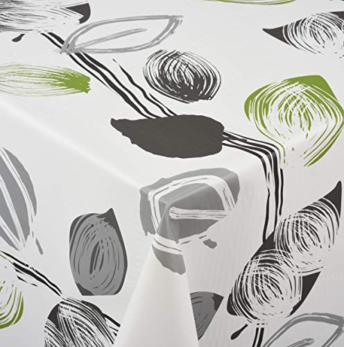 Venilia Nappe Printemps Linge de Table Toile cirée Maintenance réduite hydrophobes, Polyester, PVC, rectangulaire, 140 x 200 cm, 55066