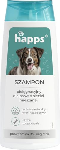 Bros Happs Hundeshampoo Pflegeshampoo für Hunde Fellpflege 200ml (Für Hunde mit gemischtem Fell)