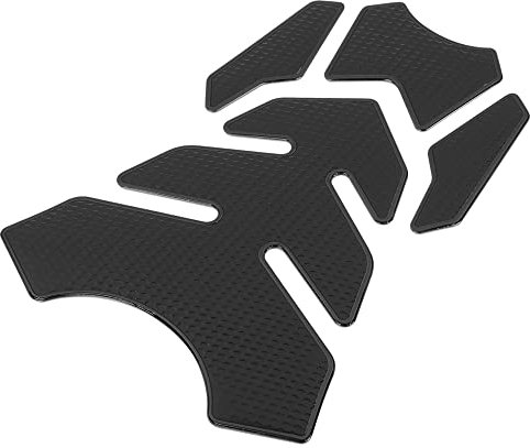 F FIERCE CYCLE Moto Réservoir Essence Protecteur 3D PVC Caoutchouc Tampon Noir