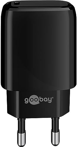 Goobay 53864 USB-C PD (Power Delivery) Schnellladegerät 20W, Ladegerät/Netzteil/Charger für USB Typ C Geräte