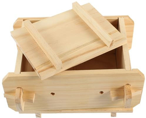 Happyyami Scatola di stampi per pressa di Tofu realizzata in casa produttore di legno di Tofu produttore di formaggio di Tofu per la produzione di Tofu d'acqua per la casa della cucina