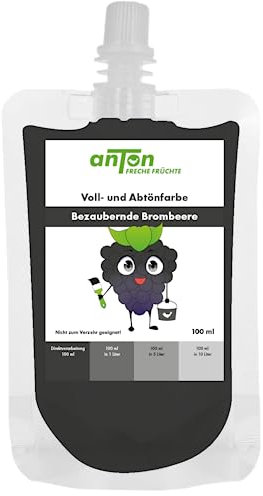 anTon Freche Früchte Voll und Abtönfarbe (Brombeer Schwarz)