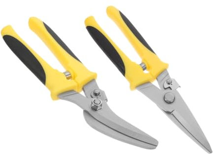 SHINEOFI 2 Tijeras De Hojalatero Tijeras De Podar De Recorte Herramientas De Corte De Metal Herramienta De Corte Manual a De Jardinería De Corte De