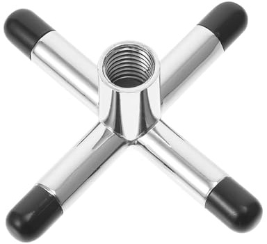 SHOWERORO Puente para Tacos de Billar de Metal con diseño Creativo en Forma Cruzada, Accesorio Ligero y Estable para Uso Profesional en mesas de Snooker