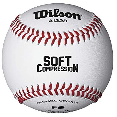 Wilson Practice and Soft Compression Baseballs, A1228, FS (EIN Dutzend)