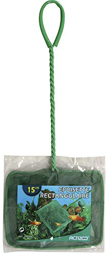 Zolux Epuisette Maille Fine pour Aquarium Noir 15 cm