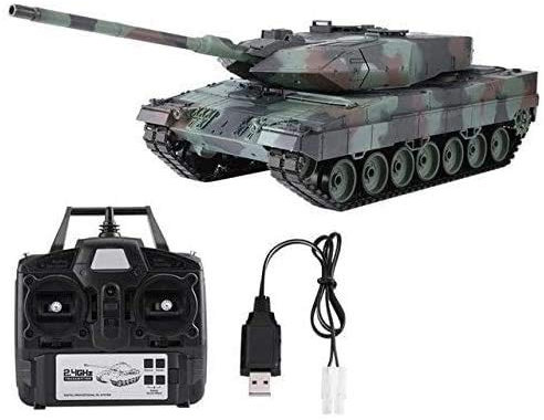 s-idee® 3889-1 Upgrade Version 7 RC Panzer German Leopard 2 A6 RC Kampfpanzer 1:16