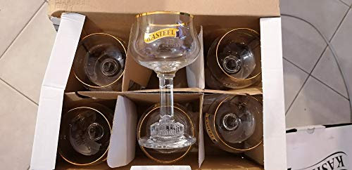 CEEBOO LOT DE 6 VERRES 25 CL BIERE KASTEEL - NEUF