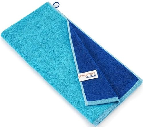 Bassetti New Shades Handtuch aus 100% Baumwolle in der Farbe Türkis T1, Maße: 50x100 cm - 9328127