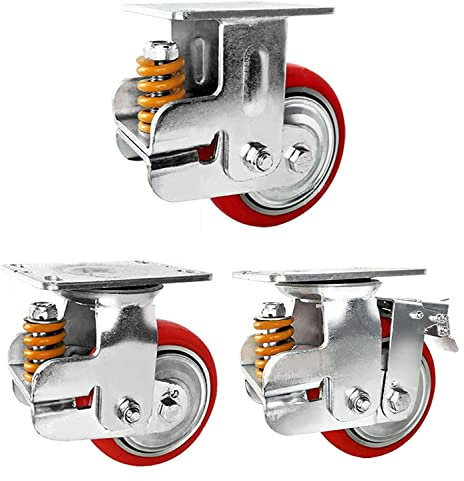 Bürorollen, Plattenrollen, Federrollen, Lenkrollen, Schwerlast-Industrierollen, Bockrollen, Lenkrollen, Bremsen, Polyurethan, verschleißfest, stoßdämpfend D
