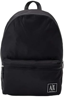 Armani Exchange Rucksack Schwarz XM000030AF10336 Schwarz, 30 cm x 45 cm x 12 cm