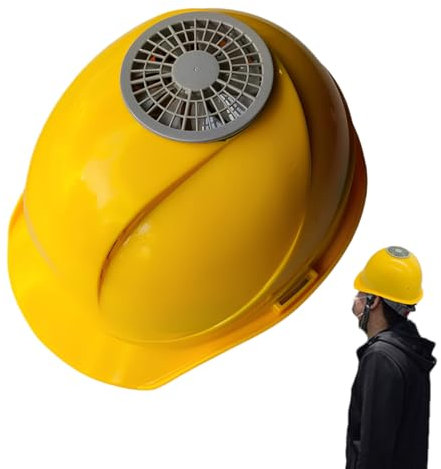 Pcingsia Ventilateur de Casque de Chantier avec Ventilateur – Appareils personnels Respirants, équipement de Protection de la tête pour Les Travailleurs de rénovation de la Maison
