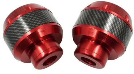 GLFLOW Front Fork Frame Slide Protector Crash Pad for Electric Scooter and Motorcycle Wheel Frame Aluminum Alloy (Red)