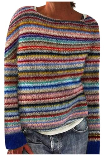 Generisk norsk tröja dam elegant vintertröja stickad tröja original oversize norsk tröja stickad tröja varm långärmad fin stickad tröja mohair tröja dam
