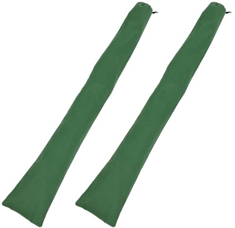Gatuida Sacos de Arena Reutilizables de Lona Gruesa 23X150 CM Tubo Largo Antiinundación para Puertas y Garajes 2 Unidades Barrera Flexible contra Lluvia y Control de Inundaciones