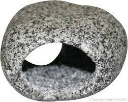 Aqua One Round Cave Aquarium Ornament, Small, 9.5 x 8.5 x 5.3 cm, Granite