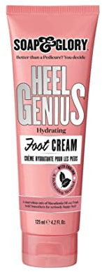 Soap & Glory Moisturizing Foot Cream for Dry, Cracked Feet & Heels - AHA Foot Exfoliator for Dry, Rough Heels - Hydrating Heel Cream for Overnight Repair (4.2 oz)