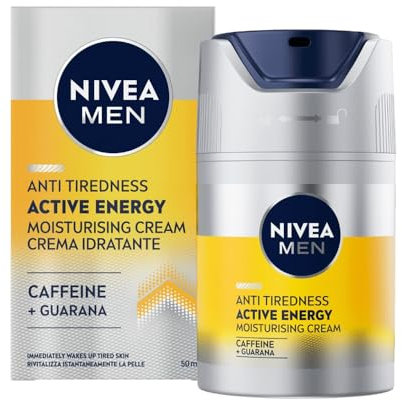 NIVEA Men Active Energy - Crema Viso Uomo, Idratante Rivitalizzante - 50 ml