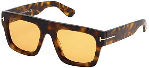 Tom Ford Sonnenbrillen FAUSTO FT 0711 HAVANA/BROWN 53/20/145 Unisex